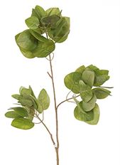 ASPEN LEAF BRANCH X3 35" GREEN