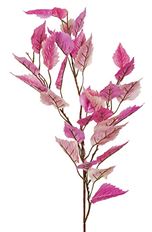 BRANCH BIRCH LEAF 32&quot; PINK