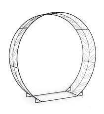 METAL ARCH MOON GATE BLACK