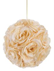 BALL ROSE 6" CHAMPAGNE