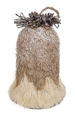 ORN WINTER GARDEN BELL 11" NAT