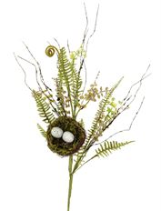 FERN NEST SPRAY 24" GREEN NAT