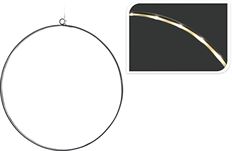 METAL CIRCLE 32CM 30LED