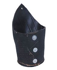 RECYCLED TIRE WALL POT 5.5"