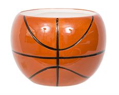POTTERY BASKETBALL 3.75"H 3.5"O