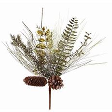 ROSEBERRY PINE PICK 16" GRN/WHT