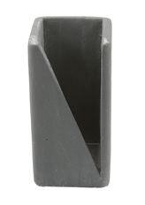 CEMENT T-LIGHT 14CM DK GRAY