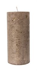 PILLAR CANDLE METAL 15CM ANTI GOLD