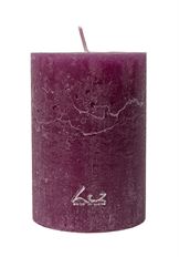 PILLAR CANDLE RUSTIC 7X10CM GRAPE