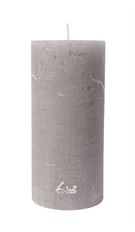 PILLAR CANDLE RUSTIC 15X7CM GRAY
