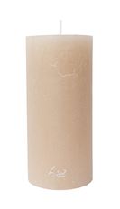 PILLAR CANDLE RUSTIC 15X7CM MOONSTN
