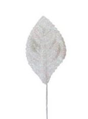 CORSAGE LEAF 2.25" IRIDESCENT GLIT