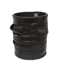 RECYCLED TIRE POT W/RUFFLE 8X5.5"