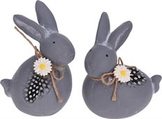 RABBIT CERAMIC 12CM 2 ASST