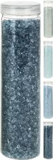 GLASS PEBBLES ASSORTED BLUE