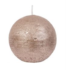 CANDLE SPHERE 8CM CHAMP GOLD