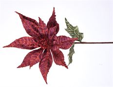 POINSETTIA STEM 26" RED NATURAL