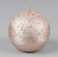 CANDLE SPHERE 10CM CHAMP GOLD