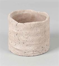 POTTERY CYLINDER 14X11.5CM ROSE