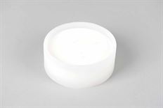CANDLE FLOAT 15X16CM 3 WICK WHITE