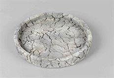 POTTERY TRAY 23.5X3.5CM CEMENT