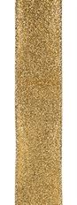 RIBBON GLITTER 1.5" OLD GOLD 10YD