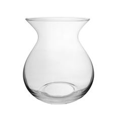 LULA VASE 7" CLEAR