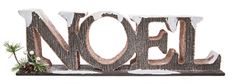 SIGN NOEL 5X15" SNOW