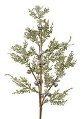 JUNIPER SPRAY ICED 29" GRN/SILVER