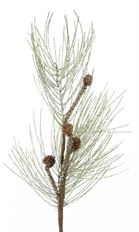 PINE WHITE FROSTED 28" GREEN