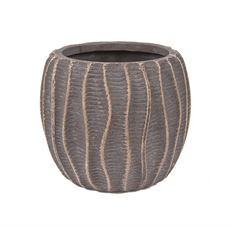 POTTERY SHIELD 10CM ABORIGINAL