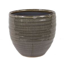POTTERY POT 13CM GREY
