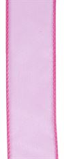 SHEER ORGANZA 1.5" HOT PINK 50YD
