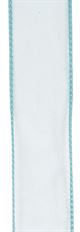 SHEER ORGANZA 1.5" AQUA 50YD