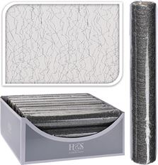 FABRIC DECO 28X500CM SILVER