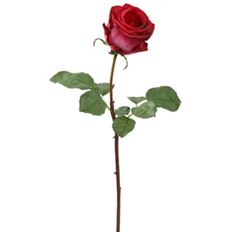 ROSE BUD SHORT STEM 20.5" PNK/RED