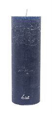 PILLAR CANDLE 7X20CM DARK BLUE