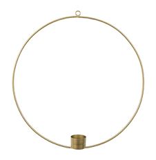 CANDLE HOOP 35CM GOLD