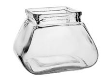 ROSIE POSIE SQUARE 4" CLEAR 12/CS