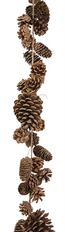 GARLAND 6' PINECONE NATURAL