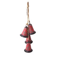 BELL METAL HANG X4 19" RED