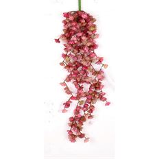 SUCCULENT ROSETTE HANGING 19" PINK