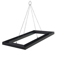 HANGER RECT METAL 47.25X20X2" BLACK