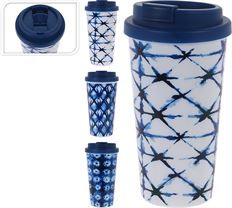 MUG 3/ASST 400ML BLUE