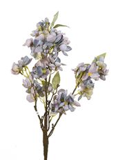DRIED APPLE BLOSSOM SPRAY 25" BLUE