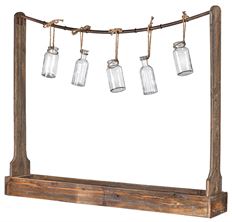 SCREEN HANGING BOTTLES X5 48" NAT