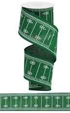 RIBBON 2.5" FOOTBALL FIELD 10YD
