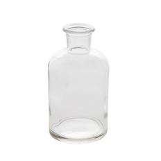 BUDVASE BOTTLE 4X8" CLEAR
