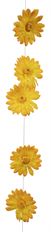 GARLAND GERBERA DAISY 5' YELLOW