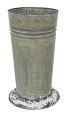 PLANTER 15"H 8"O UMBRELLA GREY